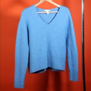 Blue Acrylic/Wool Sweater